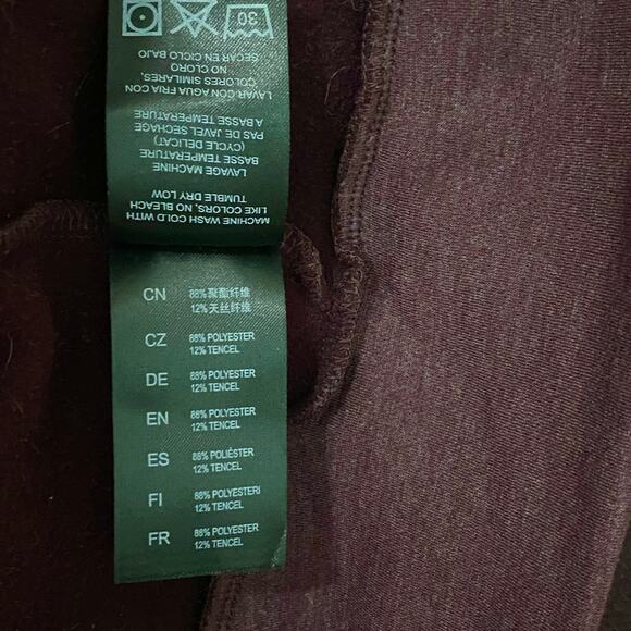 Kuhl Womens Freethinkr Pullover Mock Neck Sweatshirt Large Purple Wine Outdoor - Picture 12 of 12